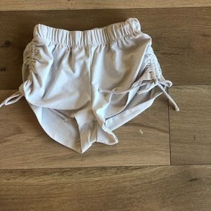 White High Tied Shorts from Five Dance Wear